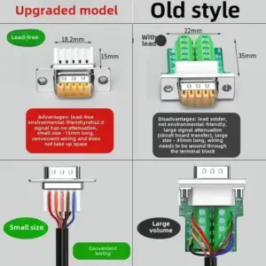 DB9 RS232 9-Pin Male Female Connector Set 13 S07a3838606e547f6843af7150b6aa158d 12