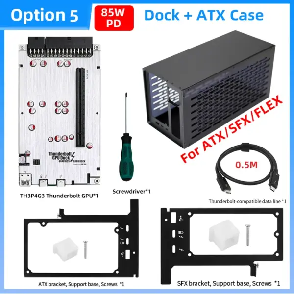 Thunderbolt-compatible GPU Dock with PD Charging - Image 8