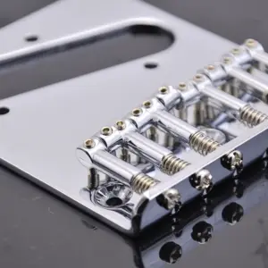 Chrome Fixed Guitar Bridge for Electric Guitars 6 S07fae845479f4896bbe6786a546ff7b4g