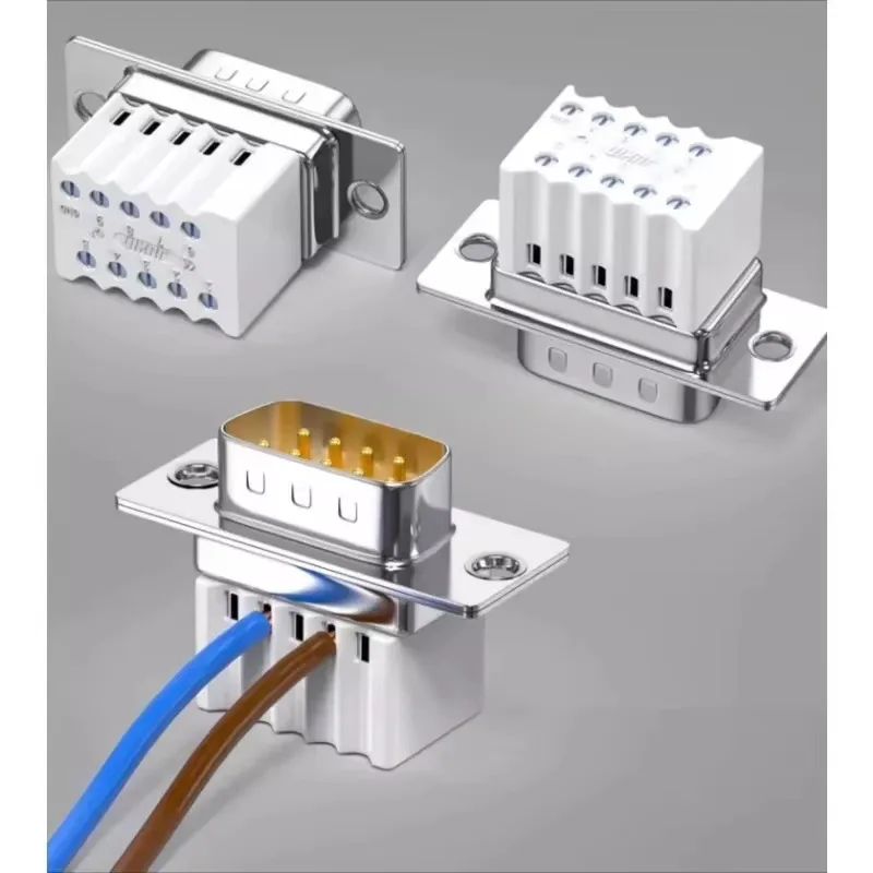 DB9 RS232 9-Pin Male Female Connector Set 4 DB9 RS232 9-Pin Male Female Connector Set - Image 4