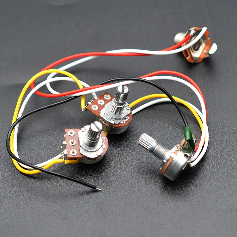 2V1T Jazz Bass Wiring Harness for JB Guitars 5 2V1T Jazz Bass Wiring Harness for JB Guitars - Image 5
