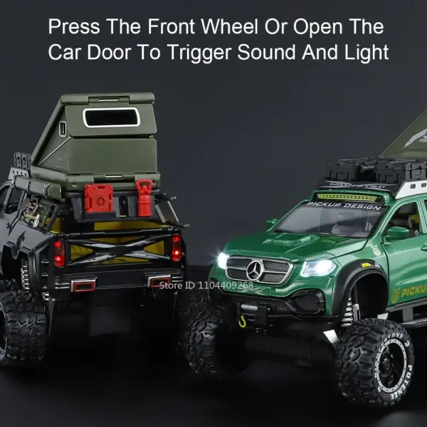 1:28 Scale UNIMOG Motorhome X-Class Model - Image 4