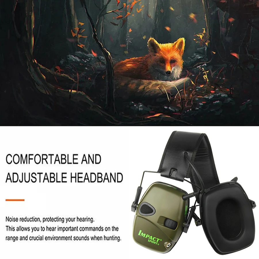 Tactical Electronic Hearing Protection Headset 3 Tactical Electronic Hearing Protection Headset - Image 3