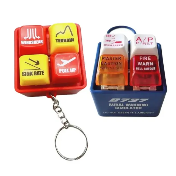 Boeing 737 Aural Warning Simulator Keychain - Image 7