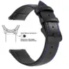 Genuine Leather Watch Band for Various Models