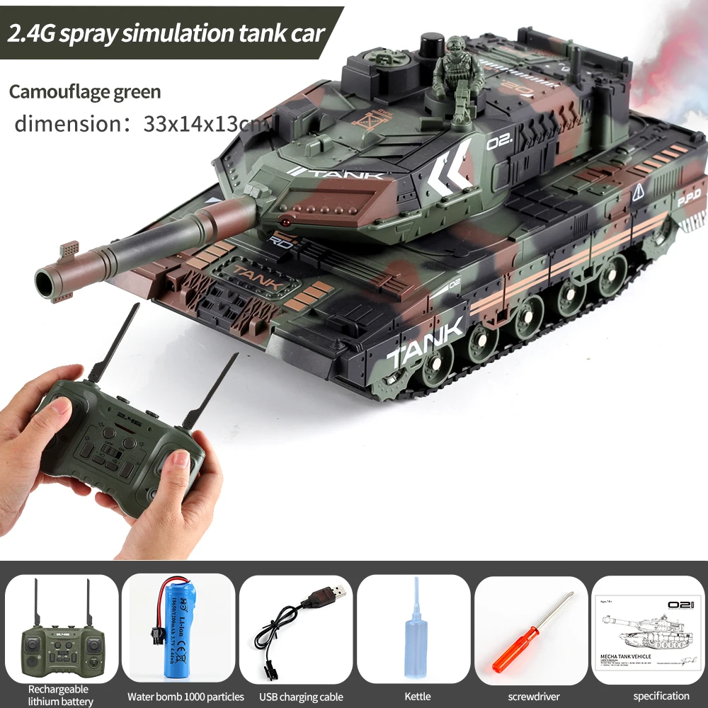 2.4G Remote Control Simulation Tank Model TCS10 8 2.4G Remote Control Simulation Tank Model TCS10 - Image 8