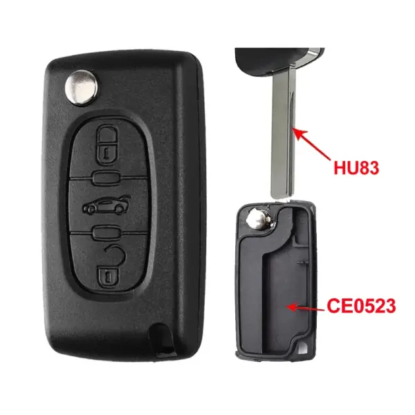 Flip Remote Key Shells for Citroen Peugeot - Image 17