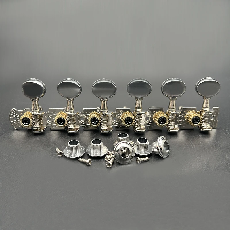 6R6L Stainless Steel Tuning Pegs for Guitars 5 6R6L Stainless Steel Tuning Pegs for Guitars - Image 5