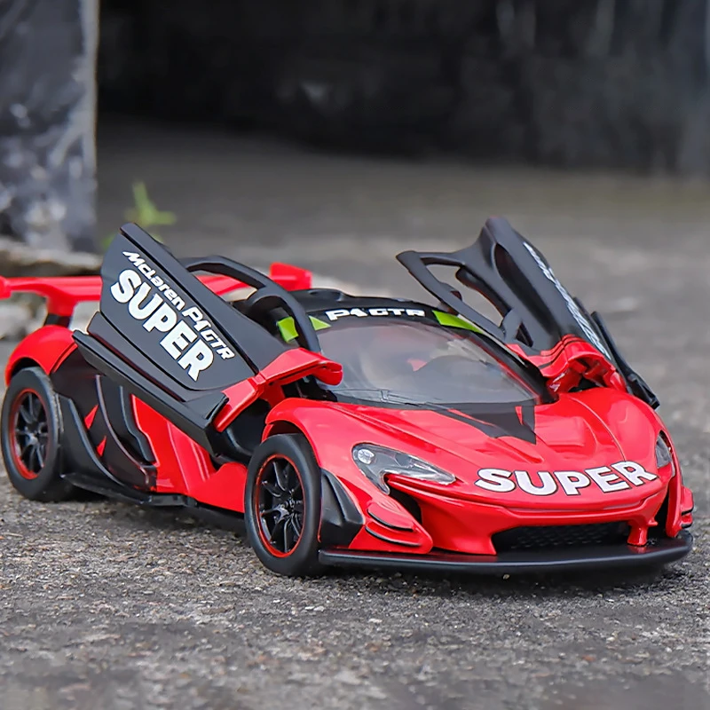 1:32 McLaren P1 GTR Diecast Model Red 2 1:32 McLaren P1 GTR Diecast Model Red - Image 2