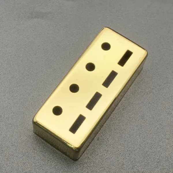 Brass 4-String Humbucker Pickup Covers Set - Image 5