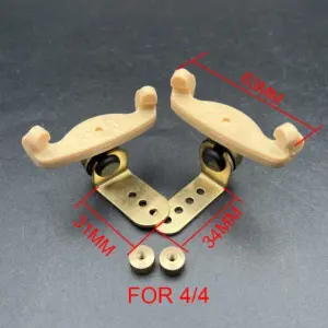 Brass Shoulder Rest for 4/4, 1/2, 1/4 Violins 9 S0a997908aca1426994353360bb5a8e4dF
