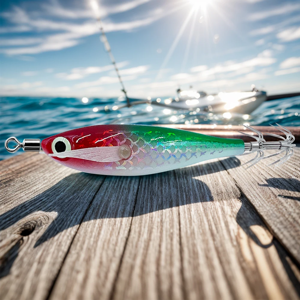 Luminous Squid Fishing Lure 8cm for Anglers 3 Luminous Squid Fishing Lure 8cm for Anglers - Image 3