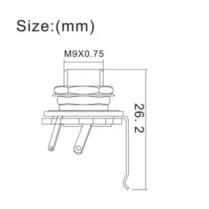 10 Pack 1/4 Inch Mono Input Jack Sockets 9 S0aca7429df264f2fb8622fdd02f158e5G