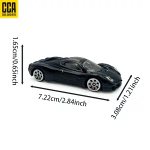 1:64 Scale Alloy Sports Car Model - Silver Red 9 S0b210a56b2744fd79256e05abb6bfddas