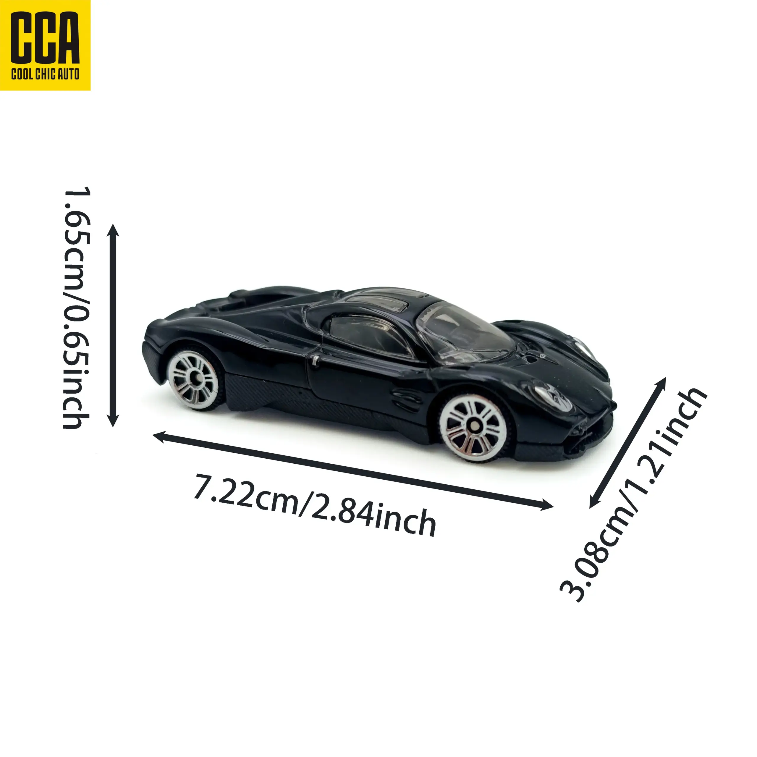 1:64 Scale Alloy Sports Car Model - Silver Red 4 1:64 Scale Alloy Sports Car Model - Silver Red - Image 4