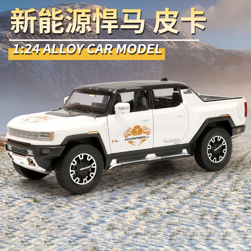 Hummer EV SUV Pickup 1:24 Scale Diecast Model 6 Hummer EV SUV Pickup 1:24 Scale Diecast Model - Image 6
