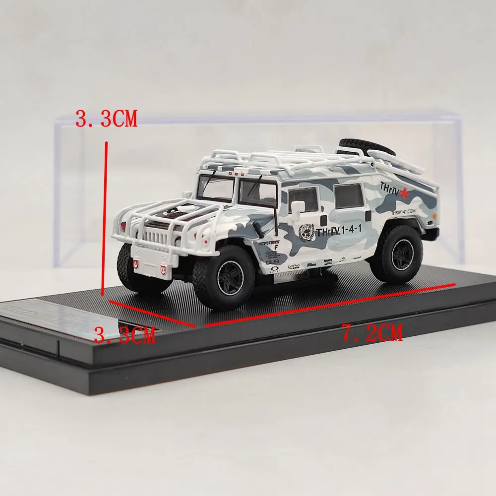 1/64 Hummer H1 Police Diecast Model Vehicle 4 1/64 Hummer H1 Police Diecast Model Vehicle - Image 4