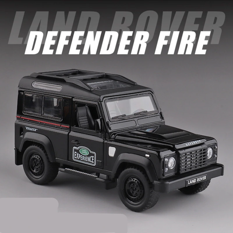 1:32 Orange Land Rover Defender Diecast Model 8 1:32 Orange Land Rover Defender Diecast Model - Image 8