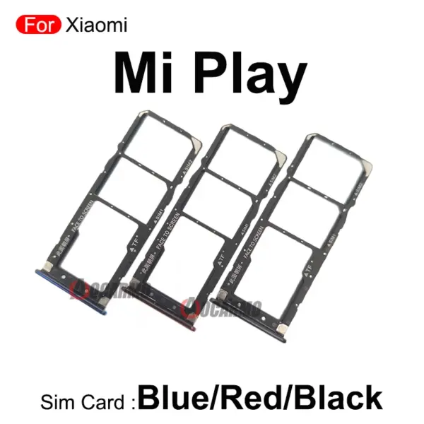 Xiaomi Mi Play SIM Card Tray Set with Tabs - Image 2