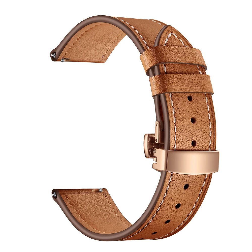 Genuine Cow Leather Watchband for Smartwatches 17 Genuine Cow Leather Watchband for Smartwatches - Image 17