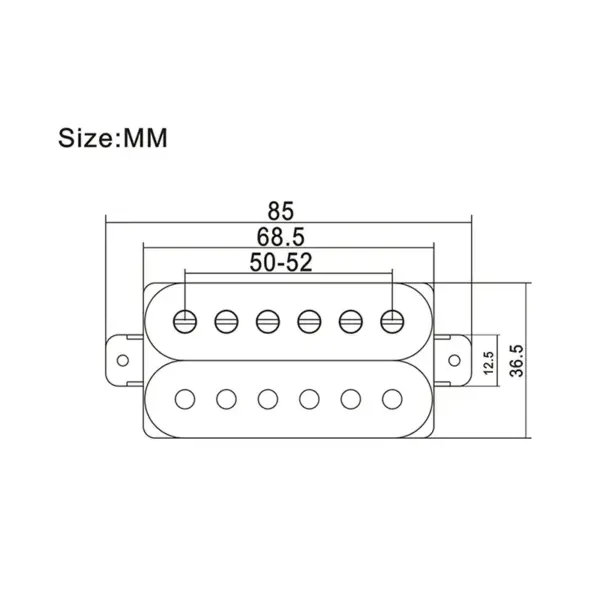 DIY Humbucker Pickup Kit for Guitar Customization - Image 2
