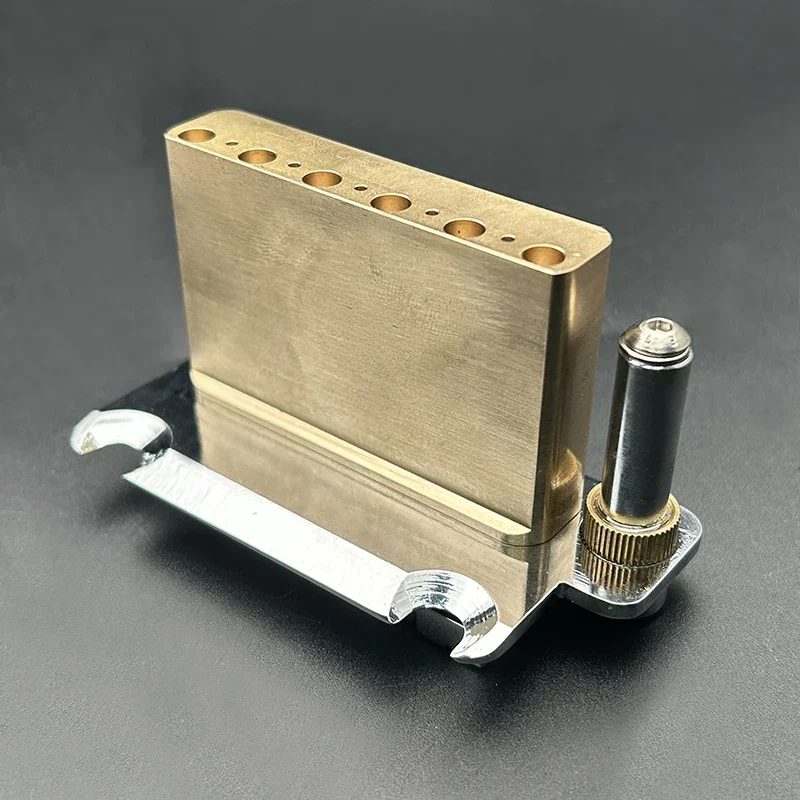 Guitar Tremolo Bridge with Chrome Finish 4 Guitar Tremolo Bridge with Chrome Finish - Image 4