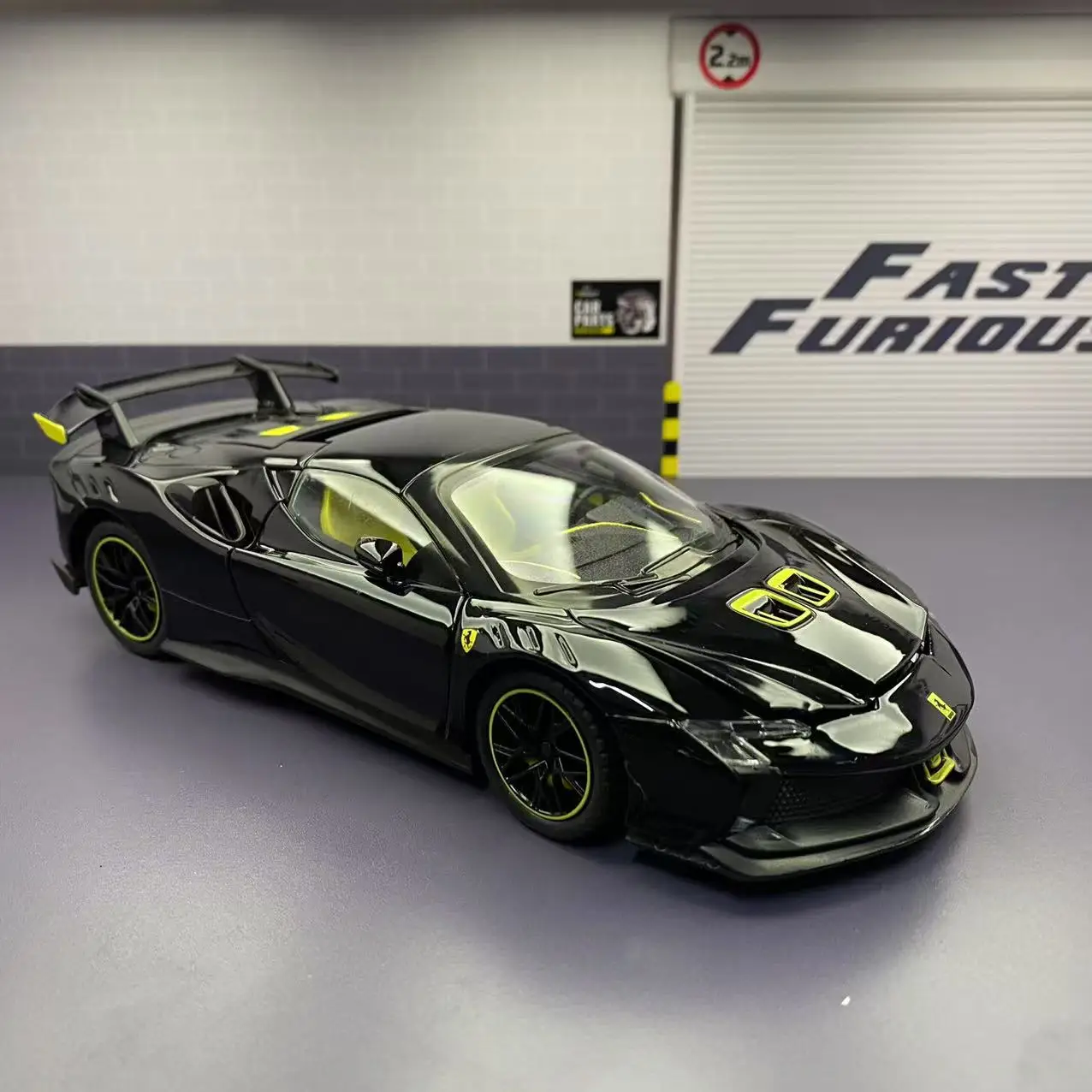 1:24 Scale Red SF90 XX Stradale Alloy Model 4 1:24 Scale Red SF90 XX Stradale Alloy Model - Image 4