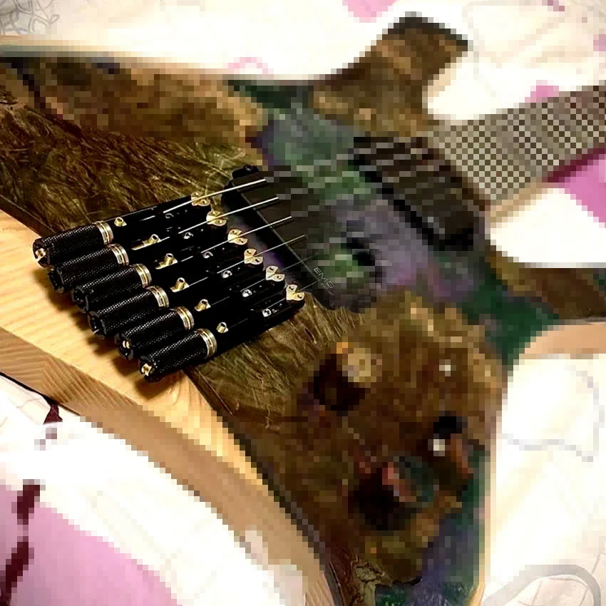 Steel Bridges for Fanned Fret Guitars 2 Steel Bridges for Fanned Fret Guitars - Image 2