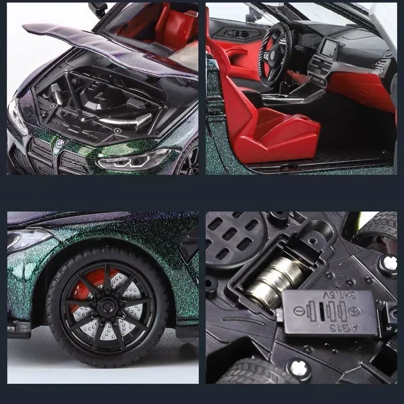 1:24 Scale BMW M4 Diecast Model Car 4 1:24 Scale BMW M4 Diecast Model Car - Image 4