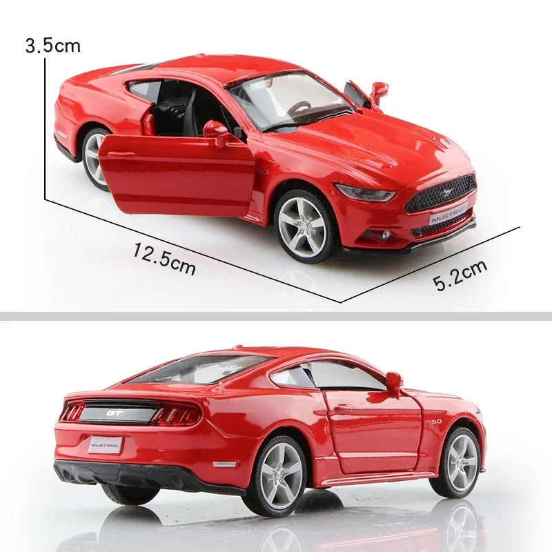 1:36 Scale Ford Mustang GT Diecast Model 3 1:36 Scale Ford Mustang GT Diecast Model - Image 3