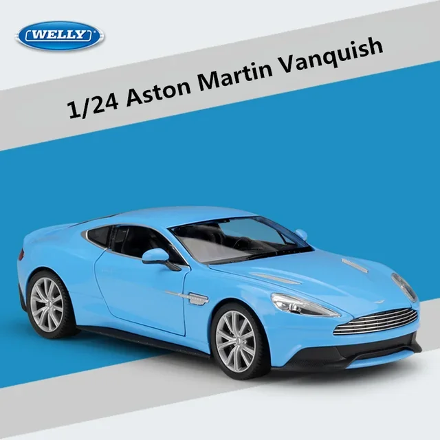 WELLY 1:24 Aston Martin V12 Vanquish Model 8 WELLY 1:24 Aston Martin V12 Vanquish Model - Image 8