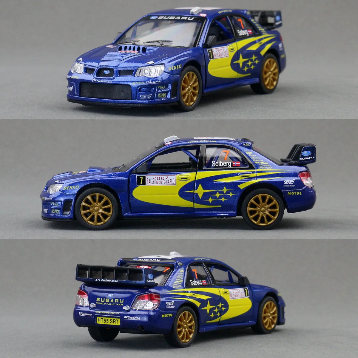 KiNSMART 2007 Subaru Impreza WRC Diecast Model 4 KiNSMART 2007 Subaru Impreza WRC Diecast Model - Image 4