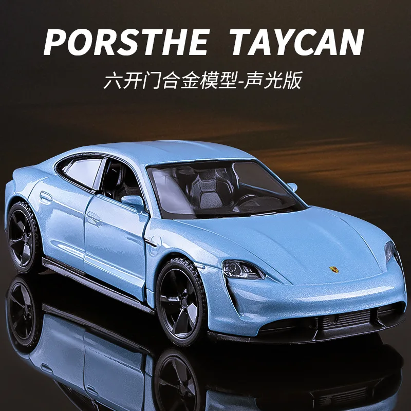 1:32 Scale Porsche Taycan Diecast Model Car 4 1:32 Scale Porsche Taycan Diecast Model Car - Image 4