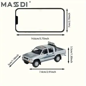 1:64 Scale Alloy Off-Road Pickup Truck Model 7 S104e69cf51a94c66aa83a750e7fd6e65A