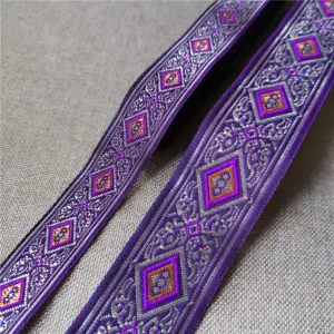 Vibrant Jacquard Ribbon 7m Length 20-33mm Width 26 S10cecc632add4c74a9b61eec88c56a6fv