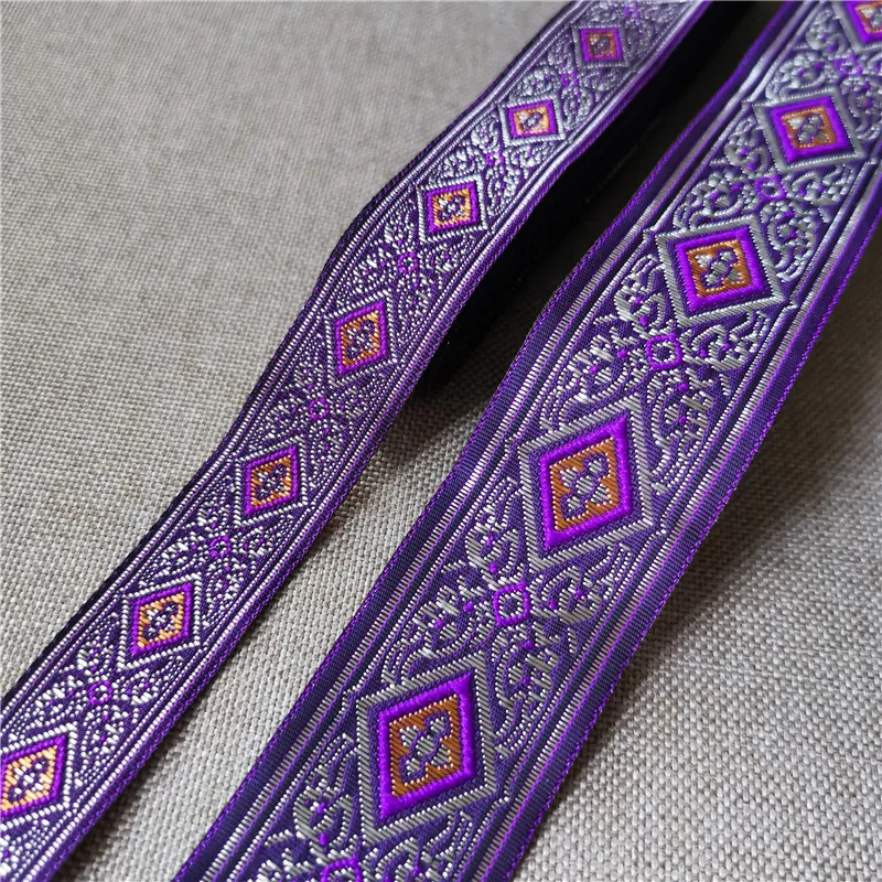 Vibrant Jacquard Ribbon 7m Length 20-33mm Width 13 Vibrant Jacquard Ribbon 7m Length 20-33mm Width - Image 13