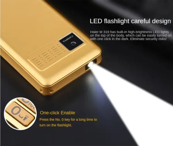 Haier M319 Push Button Mobile Phone in 4 Colors - Image 6