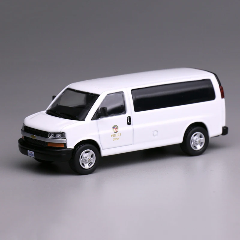 GMC Express Van Police Diecast Model 1:64 Scale 4 GMC Express Van Police Diecast Model 1:64 Scale - Image 4