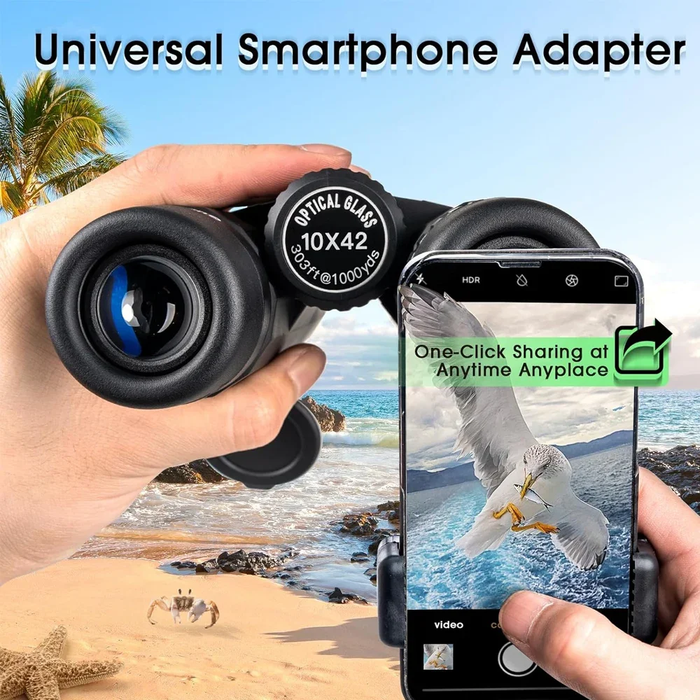 10X42 Waterproof HD Binoculars for Outdoor Use 11 10X42 Waterproof HD Binoculars for Outdoor Use - Image 11
