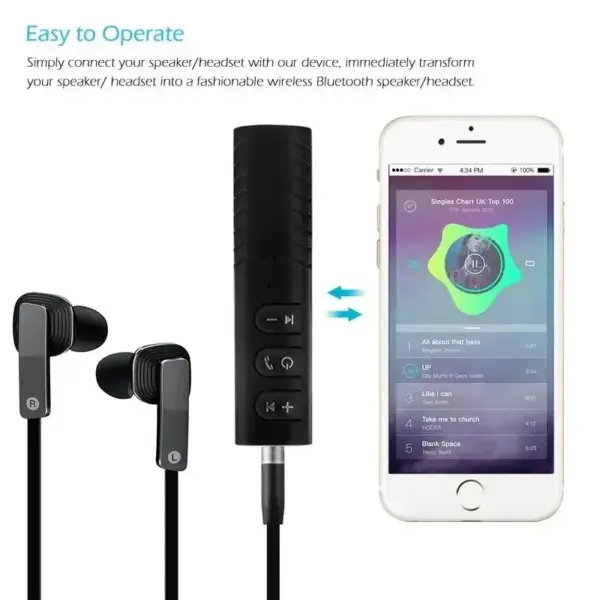 Bluetooth 5.0 Receiver Transmitter Adapter 3.5mm - Image 3