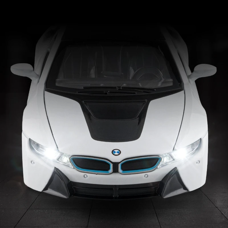BMW I8 Sports Car Model 1:22 Scale Diecast 2 BMW I8 Sports Car Model 1:22 Scale Diecast - Image 2