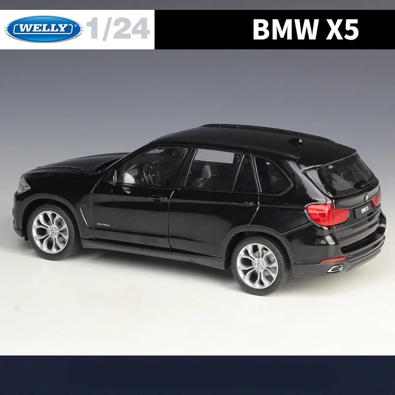 WELLY 1:24 White BMW X5 Diecast Model 5 WELLY 1:24 White BMW X5 Diecast Model - Image 5