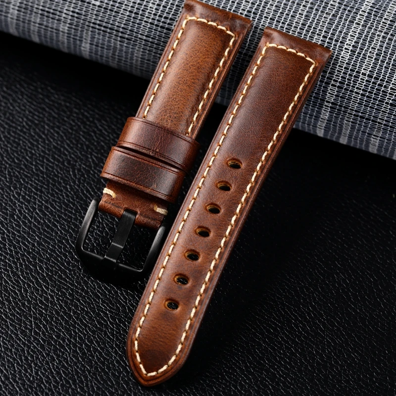 Genuine Leather Watch Strap for Huawei GT 4 3 2 Genuine Leather Watch Strap for Huawei GT 4 3 - Image 2
