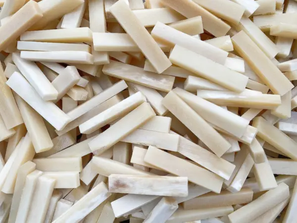 Camel Bone Guitar Nuts Set of 4 Unbleached 55mm - Image 4