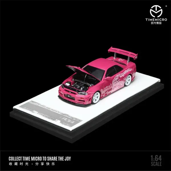 Skyline GTR R34 Z Tune Diecast Model 1:64 - Image 5