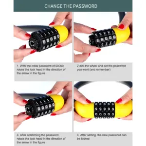 U-Shaped Bicycle Lock with 5-Digit Combination 14 S14056770b99c4199a475933fdd633b3dy