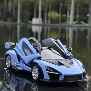1:32 McLaren Senna Diecast Model Car Blue 19 S1449fd9901124ff9aeb9d77523fc0c59Z