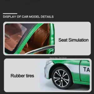 1:24 Scale E300L Taxi Diecast Model Toy 14 S1473f640588449079129d931816ec6feF