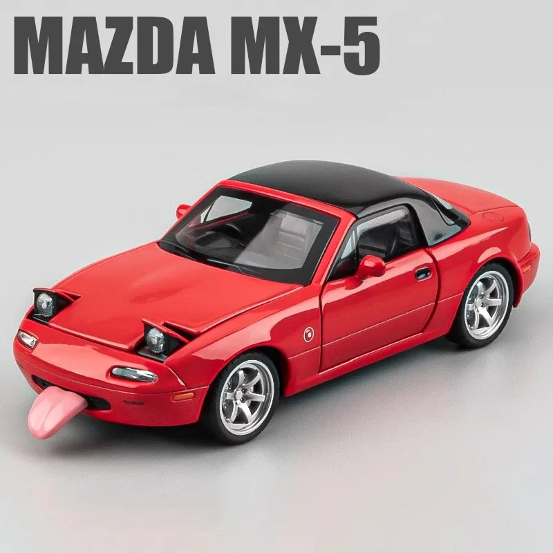 1:32 Scale Pink Mazda MX-5 Diecast Model 8 1:32 Scale Pink Mazda MX-5 Diecast Model - Image 8