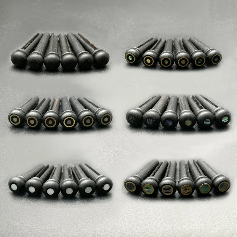 Ebony Bridge Pins Set for Acoustic Guitars 7 Ebony Bridge Pins Set for Acoustic Guitars - Image 7